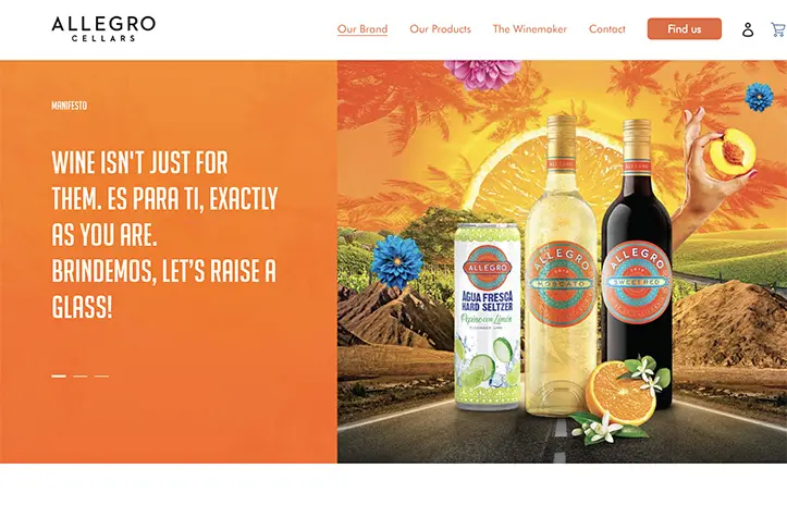 Vista del proyecto Allegro Cellars
