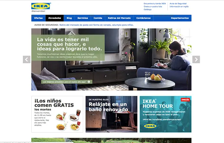 Vista del proyecto IKEA