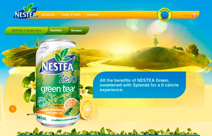Vista del proyecto Nestea